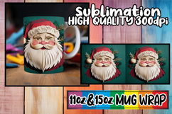 Cozy mornings 11oz 15oz mug wrap, Christmas Product Image 1