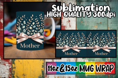 Pure joy 11oz 15oz sublimation wrap, Mother's Day Product Image 1