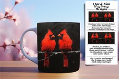 Whimsical Bird Mug Sublimation Product Image 1