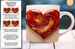Valentine&#039;s Day Sparkle: 3D Mug Wrap Charm Product Image 1