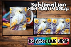 Inspiring sunsets 11oz 15oz sublimation wrap, 3D Bird Product Image 1