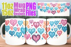 Heartfelt 3D Crochet Pattern Valentine Mug Product Image 1