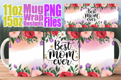Radiant evenings 11oz 15oz sublimation wrap, Mother's Day Product Image 1