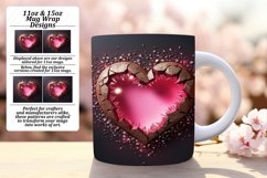 Cherish 3D Heart Mug Skin Product Image 1