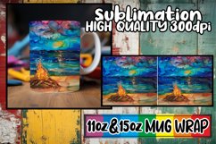 Sandy Shores Mug Wrap Sublimation Product Image 1