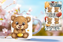 Charming Cartoon Animals Mug Wrap 15oz Product Image 1