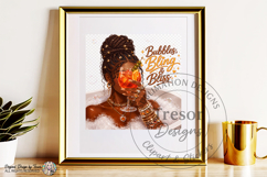 Bubbles Bling &amp; Bliss PNG Glam Girl Sublimation Product Image 2
