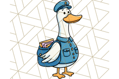 Goose Occupation Clipart PNG, Cute Job-Themed Graphics Product Image 3
