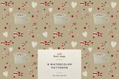 Christmas Patterns Santa Winter Print Digital Paper JPEG Product Image 7