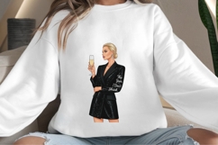 Celebration motivational woman png design for T-shirts Product Image 4