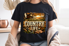 Country Life PNG, Vintage Farmhouse Sublimation Design Product Image 8