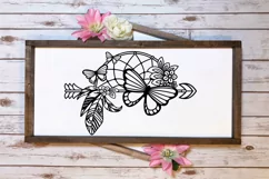 Butterfly SVG Arrow | Boho SVG Arrow | Floral Tribal SVG Product Image 5