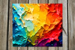 Abstract multicolor | 4 Straight Skinny Tumbler designs PL2 Product Image 3