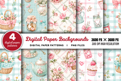 Digital Paper Backgrounds PNG Product Image 1