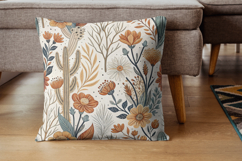 Boho Western Digital Paper Pack, Cowgirl Floral Seamless Product Image 7