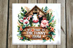 Funny farm | 4 farmhouse tumbler sublimation designs PLUS2 Product Image 3