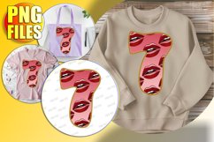 7 Doodle Letter Valentine Cheerful Whimsical Charm! Product Image 1