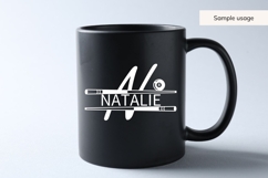 Billiards Split Monogram SVG Bundle AZ | Pool Cue 8 Ball Product Image 7