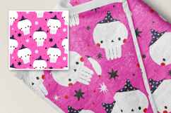 Cute Halloween Seamless Patterns Hand Drawn Ghosts Product Image 10