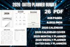 best simple 2026 dated planners bundle 4 Product Image 3