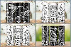 20oz Tumbler laser svg engraved wrap Product Image 4