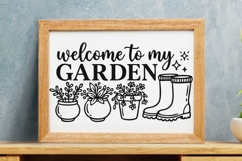 Welcome To My Garden Svg, Plant Lover Svg, Plant Mom Svg. Product Image 8
