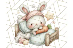 Woodland Nursery Baby Animals Clipart, Cute Animals Png Product Image 3