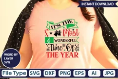 It's The Most Wonderful Time Of The Year SVG Cut File Product Image 7
