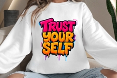 Trust yourself design for T-shirts Product Image 4