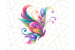 Colorful Butterfly Clipart PNG Clipart, Rainbow Butterfly Product Image 3