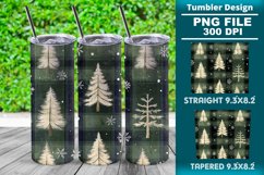 Christmas Tree Tumbler Wrap design, 20oz Tumbler wrap png Product Image 1