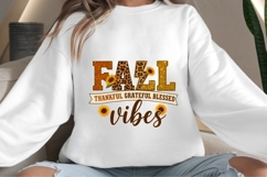 Fall vibes png design for T-shirts Product Image 4