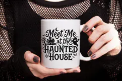 Meet Me At The Haunted House Svg, Scary Halloween Svg. Product Image 8