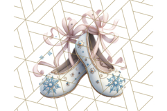 Nutcracker Ballet Clipart, Holiday Ballerina PNG Art Product Image 3