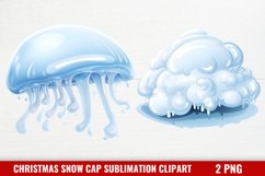 Christmas Snow Cap Sublimation Clipart Product Image 1