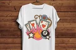 Retro Gambling Tattoo PNG | Vintage Casino Sublimation Product Image 4