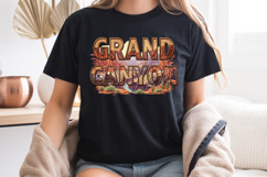 Grand Canyon PNG, Vintage National Park Eagle Sublimation Product Image 7