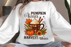 Pumpkin kisses png design for T-shirts Product Image 4