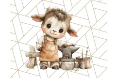 Wild West Animals PNG Clipart, Cowboy & Saloon Scenes Product Image 3