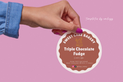 Bakery Label Sticker Template Editable Canva Template for Ho Product Image 2