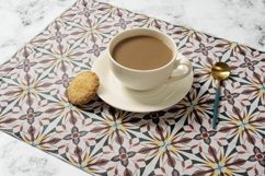 Colorful Portuguese Majolica Tile| Red Green Seamless Tile Product Image 7