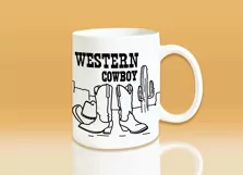 Western cowboy svg cut file, Cowboy boots svg Product Image 4
