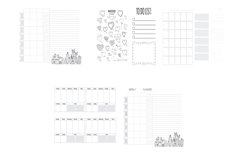 Planner Guide Template Set 2 Procreate Brush Stamps, 25 Product Image 7