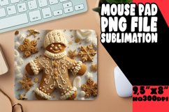 3D Gingerbread Man Wrap Christmas Mug Sublimation Product Image 1