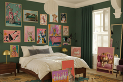 Bundle 200 Maximalist Wall Art,Funky Animals,Trendy Decor Product Image 6