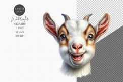 Farm animals clipart, Goat clipart, Cute animals Product Image 1