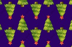 Watercolor Christmas trees pattern Product Image 2