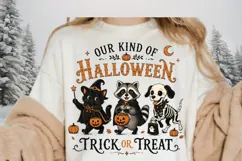 Our Kind Of Halloween PNG Sublimation Design - Cute Black Product Image 4