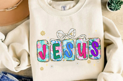 Tropical Christian Christmas Sublimation, Jesus Christmas Pn Product Image 4
