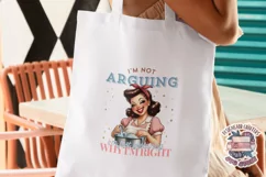 Pin Up Girl Sublimation Design Sarcastic Quote Tshirt PNG Product Image 2